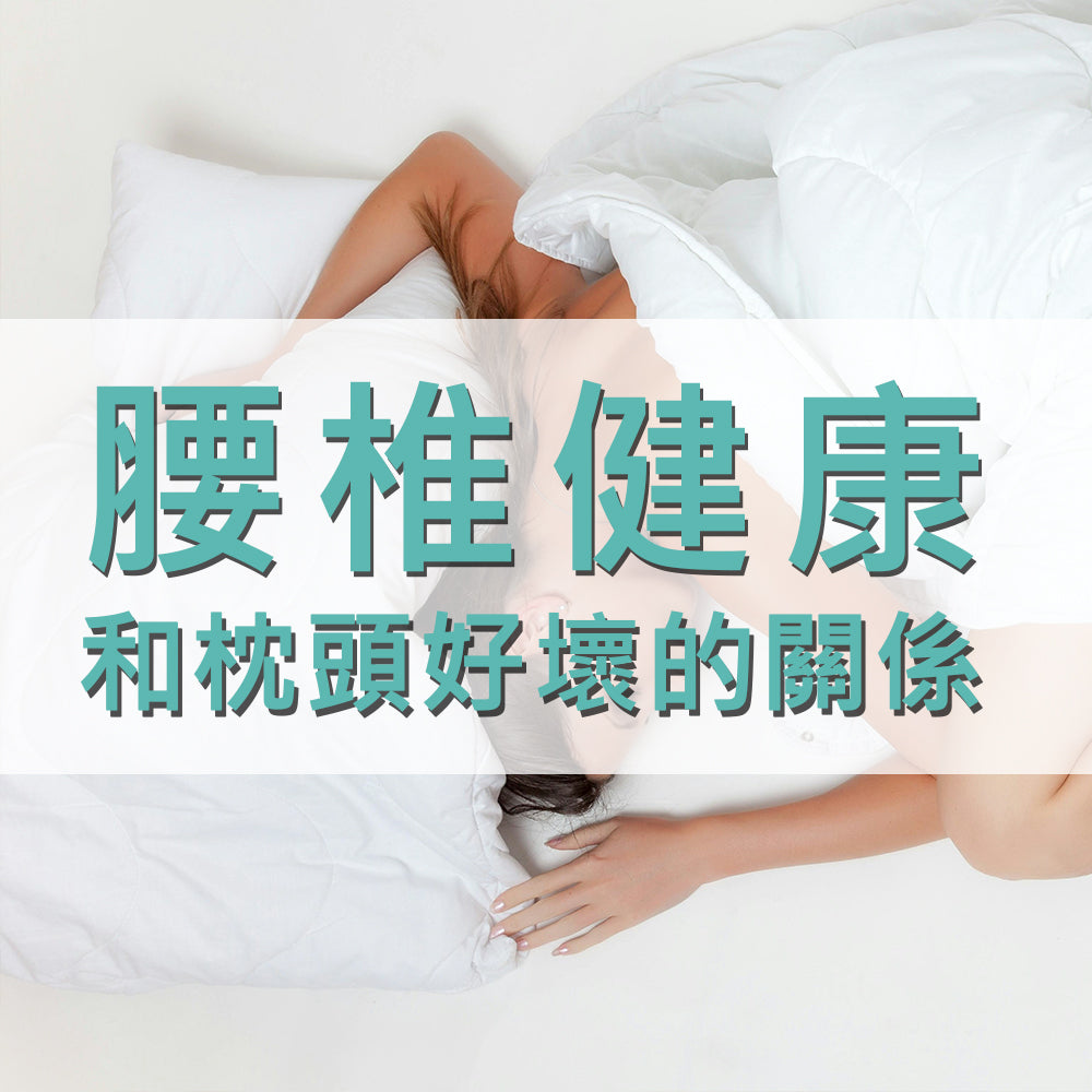 【枕頭5大挑選重點】 枕頭好壞和腰椎健康的關係