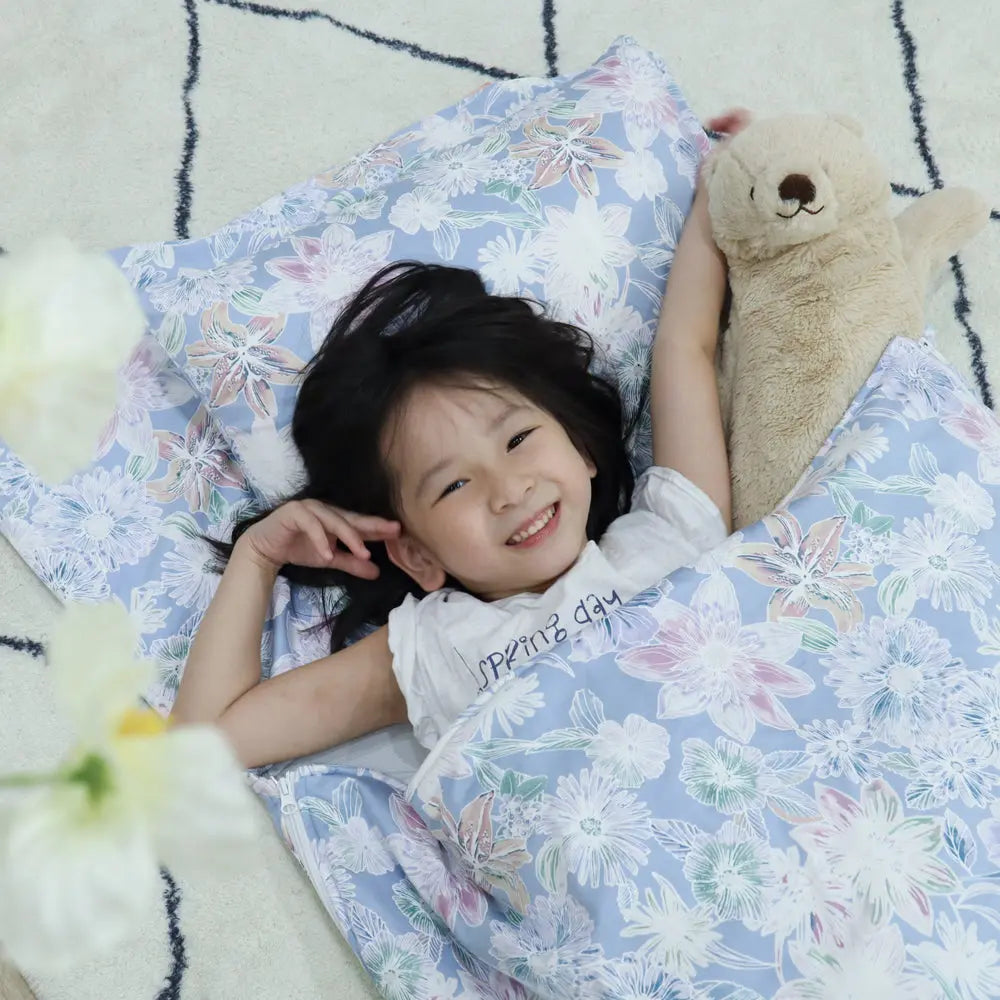 微瑕福利品【Savamunt賽芙嫚】 美國品牌寢具 奧地利蘭精莫代爾天絲™IONIC抗菌銀纖維【兒童四季被單/涼被/兩用被】 Savamunt賽芙嫚