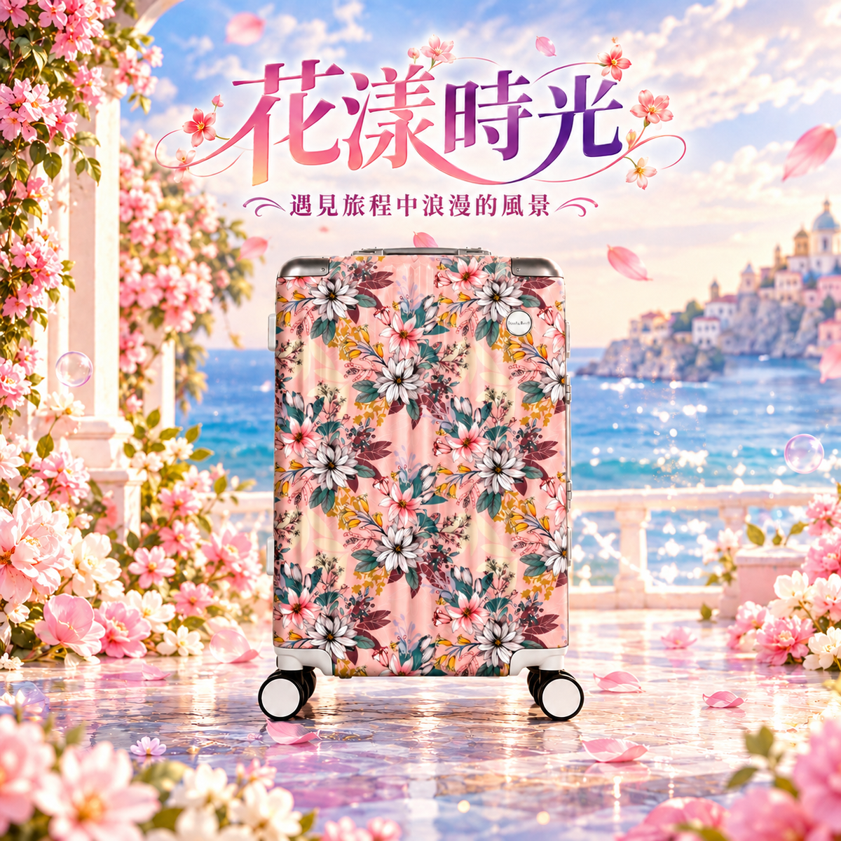 德國NaSaDen納莎登 對開鋁框【花漾時光】行李箱26吋/29吋(早鳥預購中)