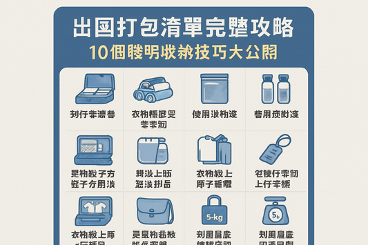 出國打包清單完整攻略：10個聰明收納技巧大公開