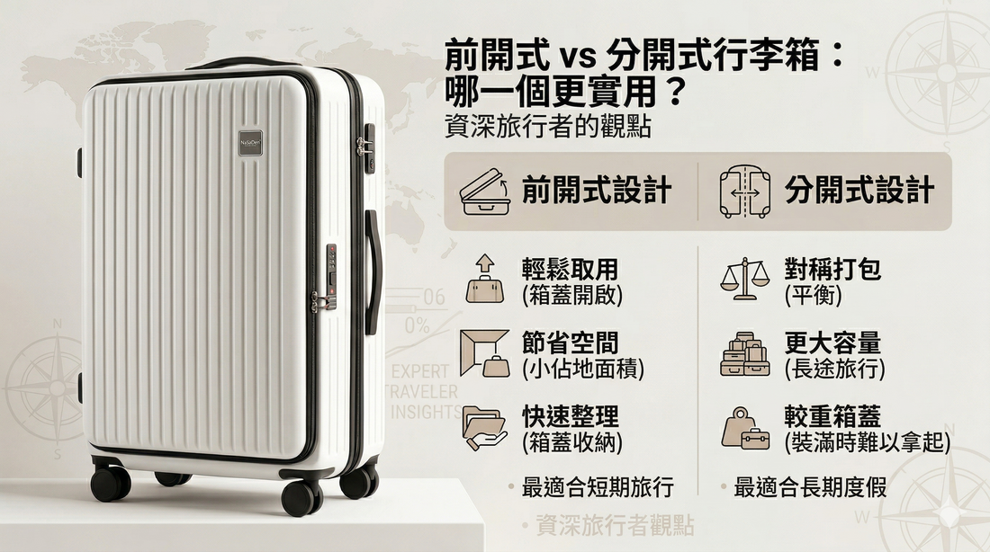 前開箱 vs 對開箱，哪種行李箱真的好用？旅行老手告訴你