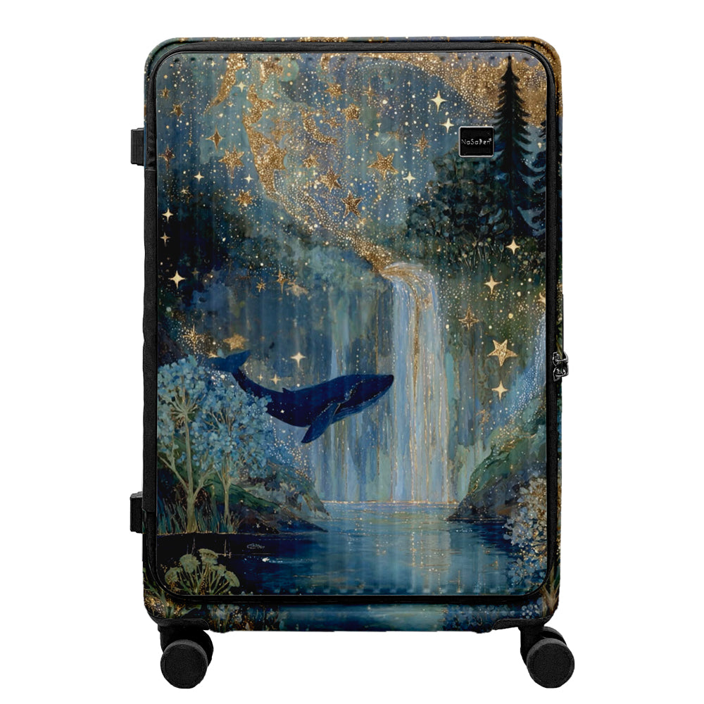 【接單預購55折優惠】德國NaSaDen納莎登 萊茵系列前開行李箱【Nakata光與夢物語】獨特印花拉鍊行李箱29吋