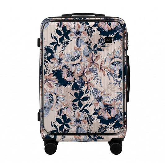 最後50箱【早鳥首批預購55折優惠】【官網獨賣】德國NaSaDen納莎登 萊茵系列獨特印花前開拉鍊行李箱20吋