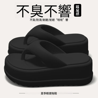 EVA防臭防滑厚底女款夾腳拖人字拖