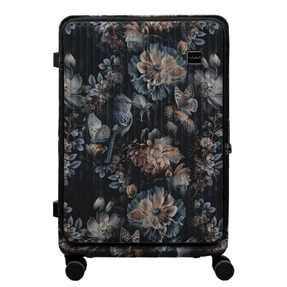 德國NaSaDen納莎登 萊茵系列前開行李箱【沉癮花鳥聯名款】獨特印花拉鍊行李箱25吋/29吋 NaSaDen行李箱