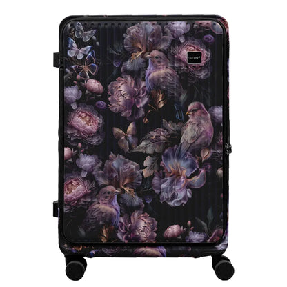 德國NaSaDen納莎登 萊茵系列前開行李箱【沉癮花鳥聯名款】獨特印花拉鍊行李箱25吋/29吋 NaSaDen行李箱