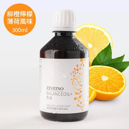 ZINZINO BALANCEOIL+ 魚油-柳橙和檸檬及薄荷風味-300ml(魚油) 采寓生活館