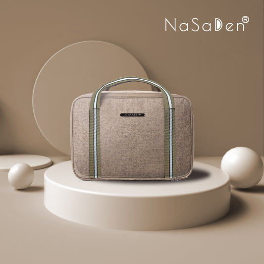 德國品牌NaSaDen納莎登 【限量版聯名款雪佛包】復刻駝金 一包三用/手提/肩背/多功能收納包/拉桿包