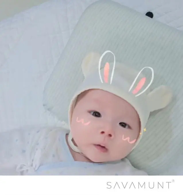 【Savamunt】賽芙嫚 3D立體IONIC銀纖維抗菌嬰兒枕頭/幼兒午睡枕 - 采寓生活館采寓生活館-德國NaSaDen台灣總代理